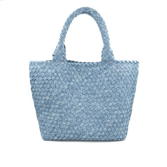 bc bag Handbags - Denium large tote bag with makeup case.